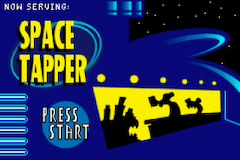 Space Tapper (Homebrew) — Title screen